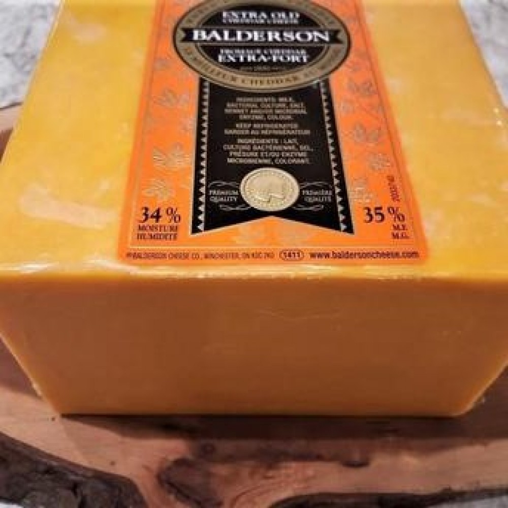 Fresh Cut Balderson Extra Old Cheddar (2 Year) per lb